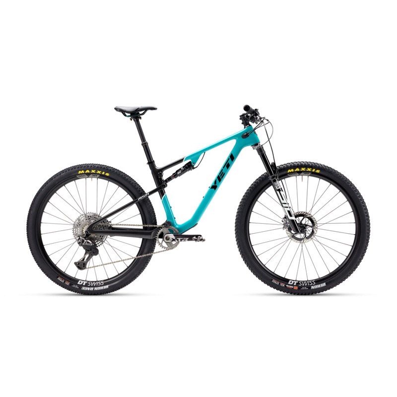 Yeti ASR Turq Series Complete Bike w/ T4 Shimano XTR Di2 Build Carbon Wheels, Turquoise
