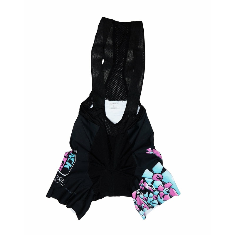 Mack Cycle x ZeFlorist – Men’s Bibs Black/Purple