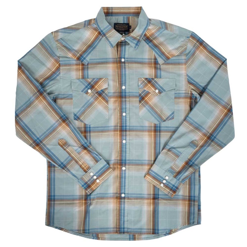 Pendleton Men’s Frontier Plaid Pearl Snap Shirt