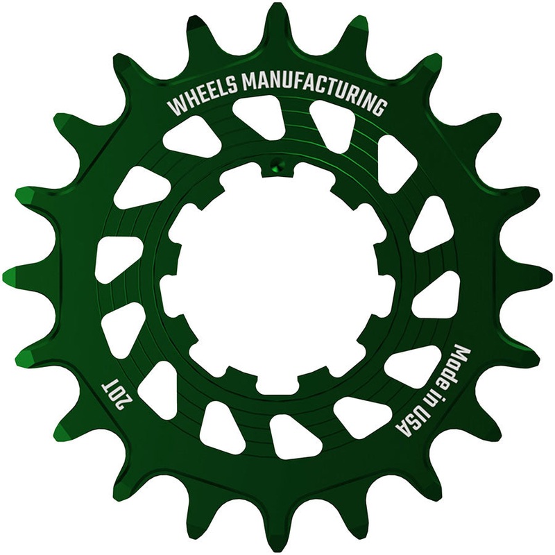 Wheels Manufacturing SOLO HG Cog – 20t, Fits SOLO-HG Kits, Green