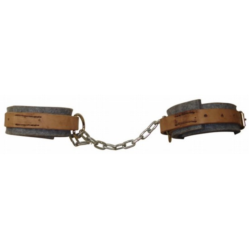 Hobble strap with chain + karabina hooks