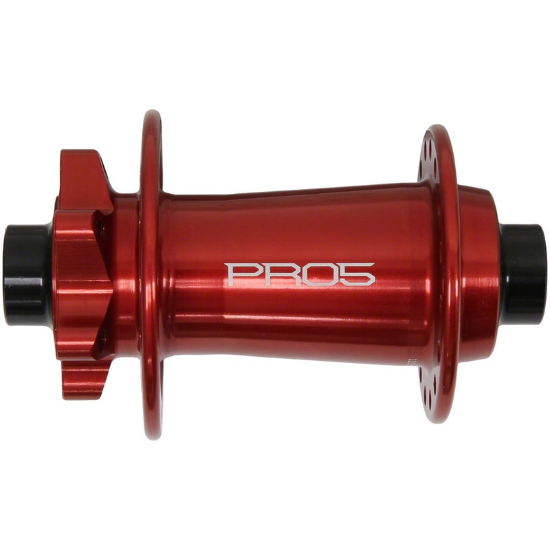 Hope Pro 5 Front Hub – 15 x 110mm 6-Bolt Red 28H