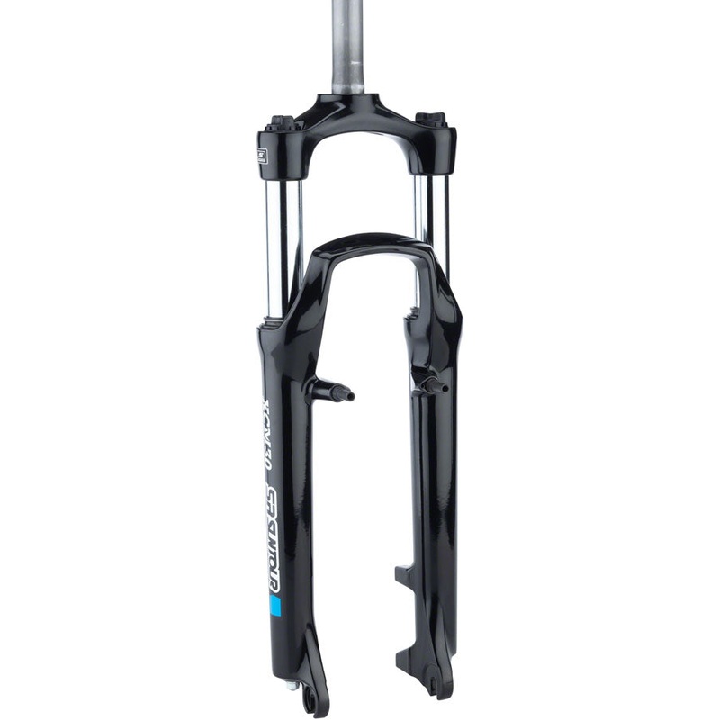SR Suntour XCM Suspension Fork – 26″ 1″ Threadless Steerer 100mm Rim Disc BLK