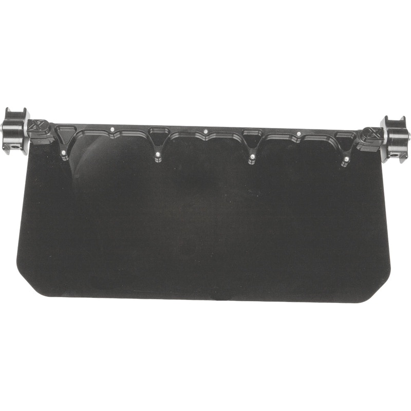 12″ Sun Visor Solid Black 2 Clamp Mounts Needed