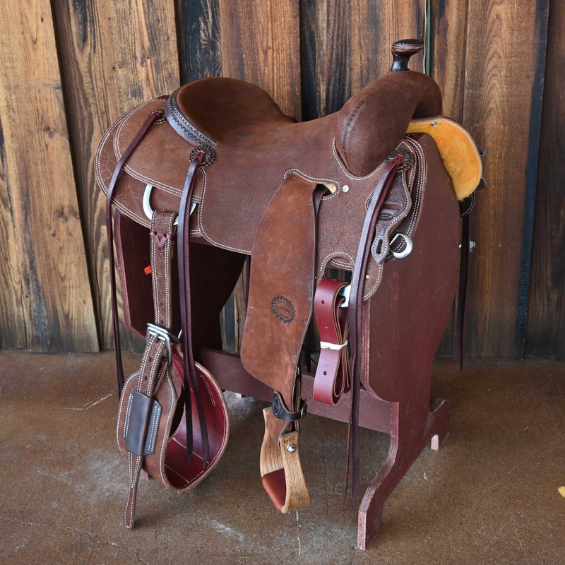 16″ JEFF SMITH SAM HOUSTON COWBOY SADDLE