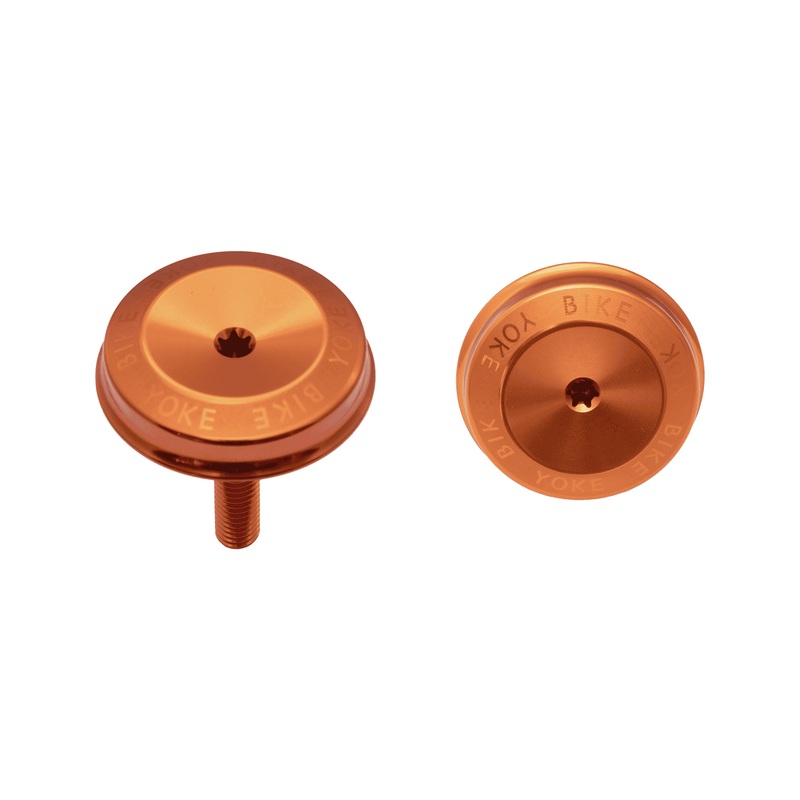 Bikeyoke Topper High Headset Stem Cap – Orange
