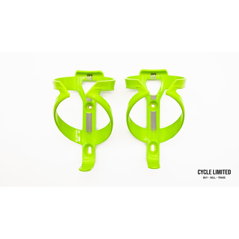 Bontrager Elite Recycled Water Bottle Cage Pair Lime Green 68g