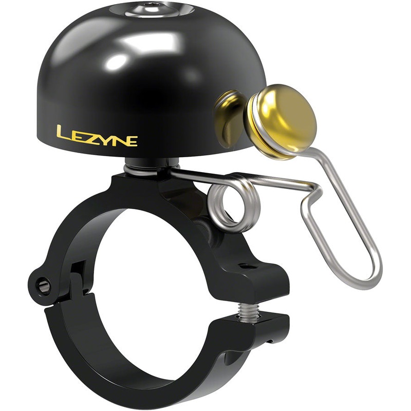 Lezyne Classic Brass Bell – Hard Mount Black