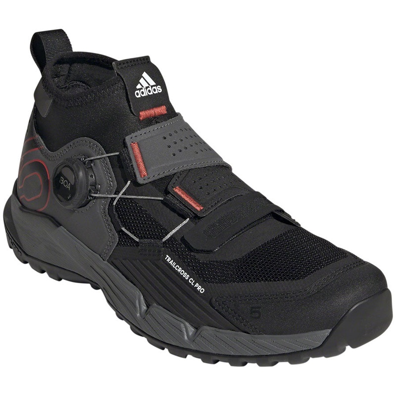 Trailcross Pro Mountain Clipless Shoes – Womens Gray/Black/Red 5.5