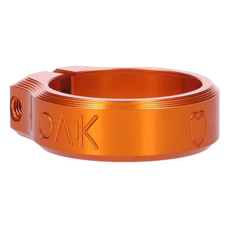 OAK Components Orbit Seatpost Clamp – 38.5mm Inner Diameter – Orange