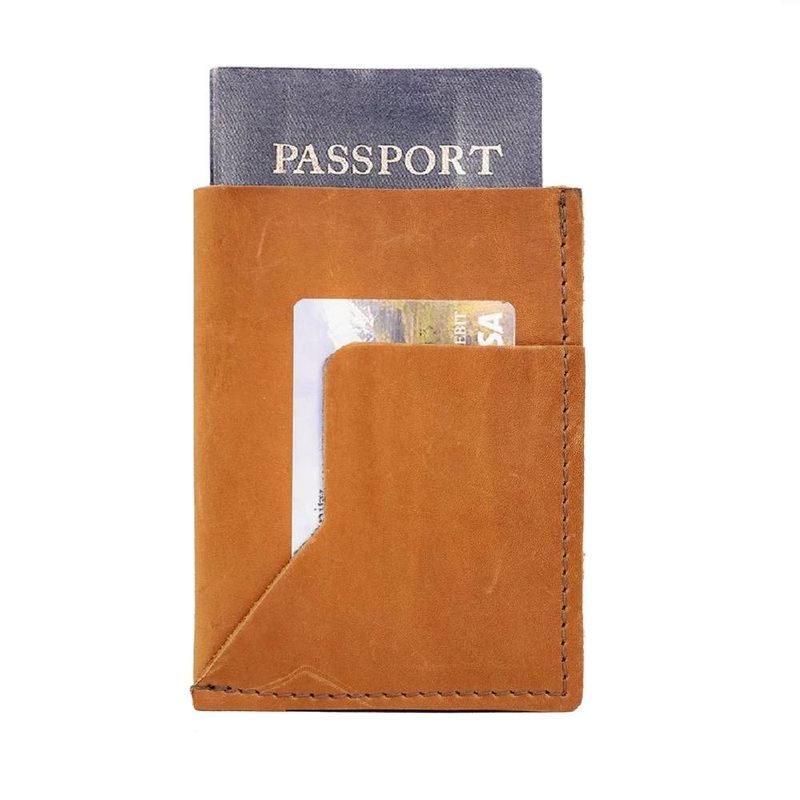 Rustico Passenger Leather Passport Sleeve – FINAL SALE Buckskin