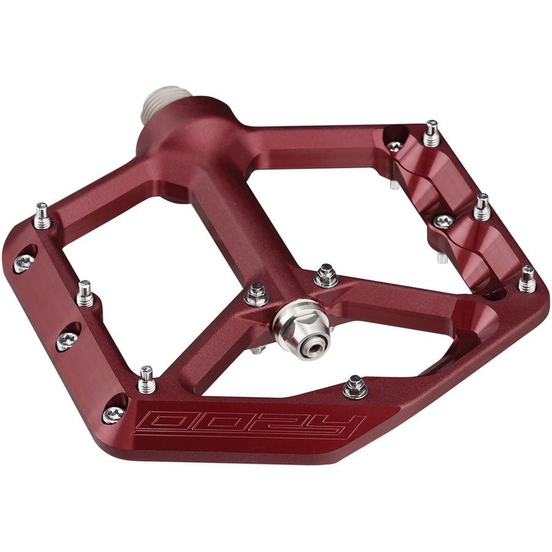 Spank Oozy Platform Pedals – Aluminum – Red