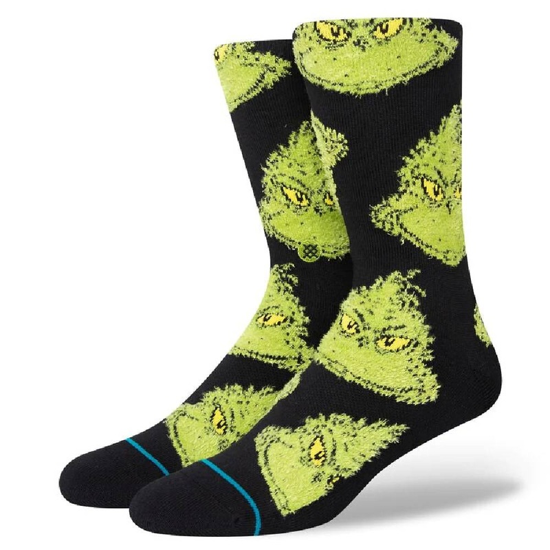 Stance x Grinch Kid’s Mean One Crew Sock – Black