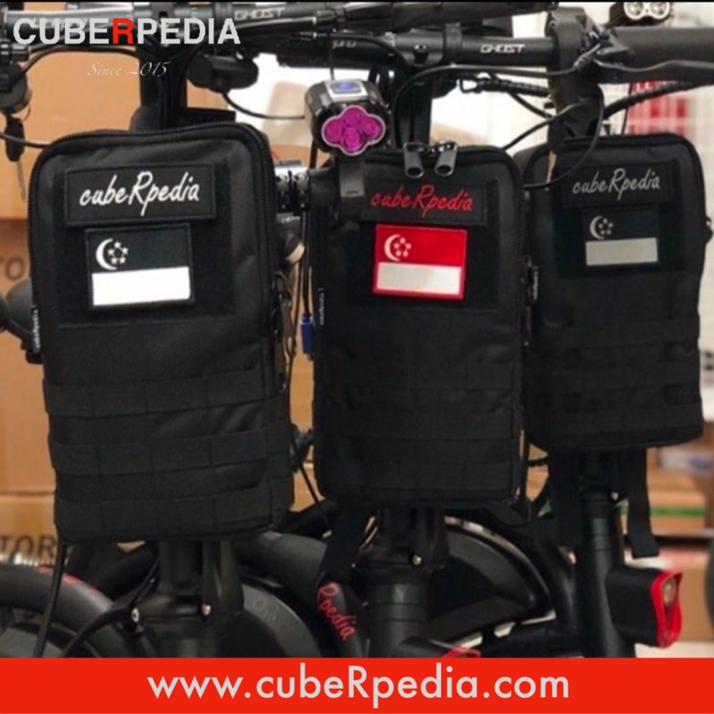 Velcro Strap patch – SGFlag Black White