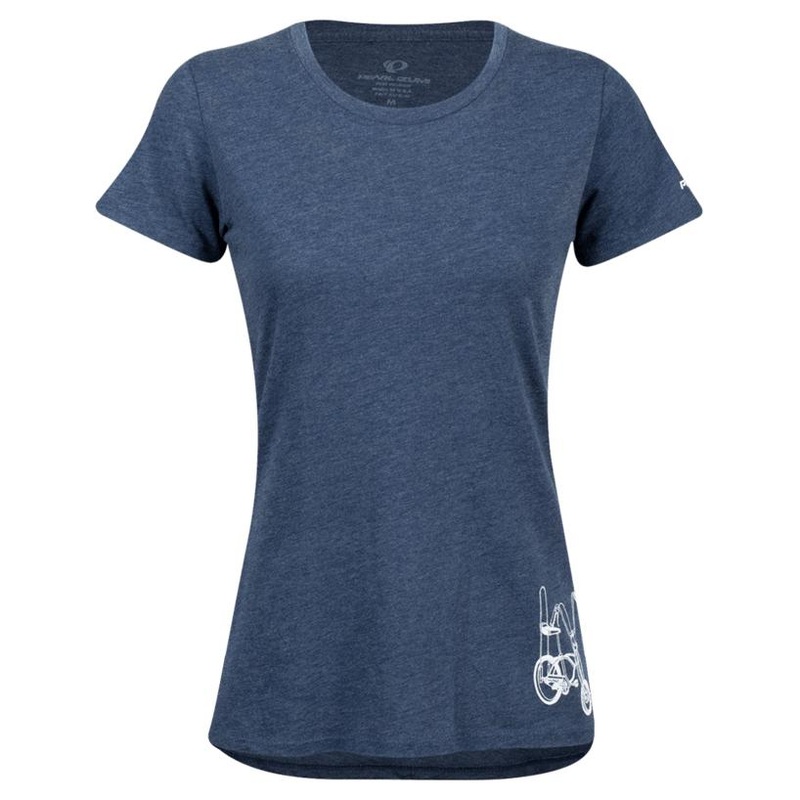 Women’s Graphic Bike Shirt – Blue Blue