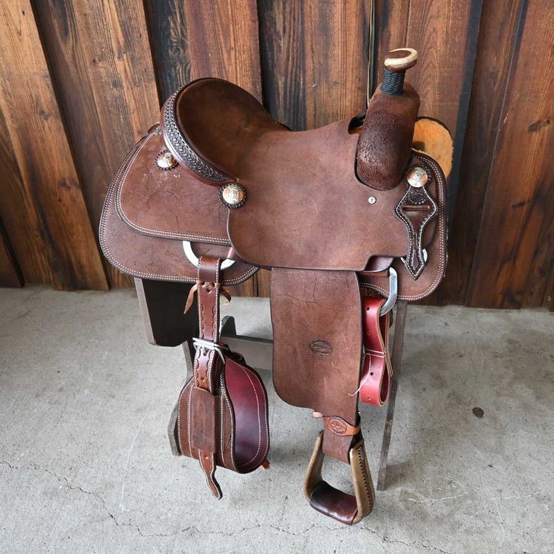 15″ TESKEY’S PRO TEAM ROPING SADDLE