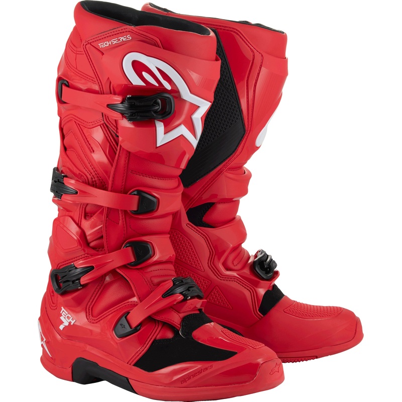 Alpinestars Tech 7 Boots Bright Red – Part Number 2012025-3010-10