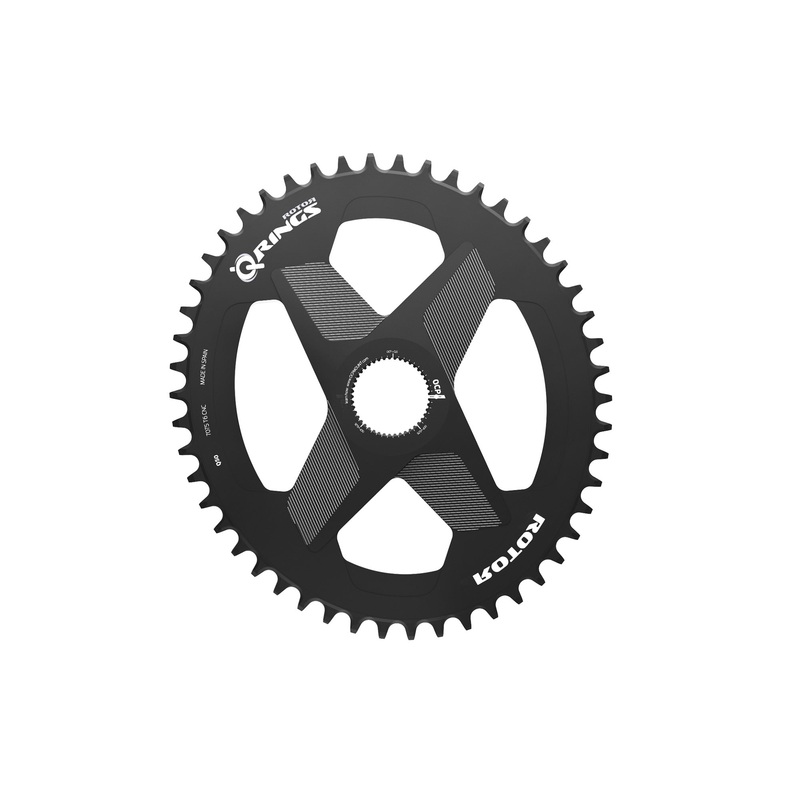 Rotor Q-Spidering 1x Direct Mount Chainrings Black