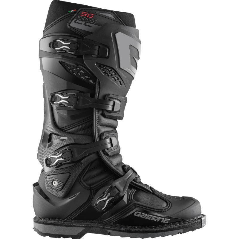 GAERNE SG.22 Boots Black Size 08 – High-Performance Motorcycle Footwear