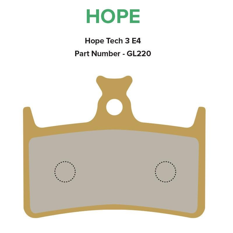 Gold Label HD Brake Pads – Hope E4
