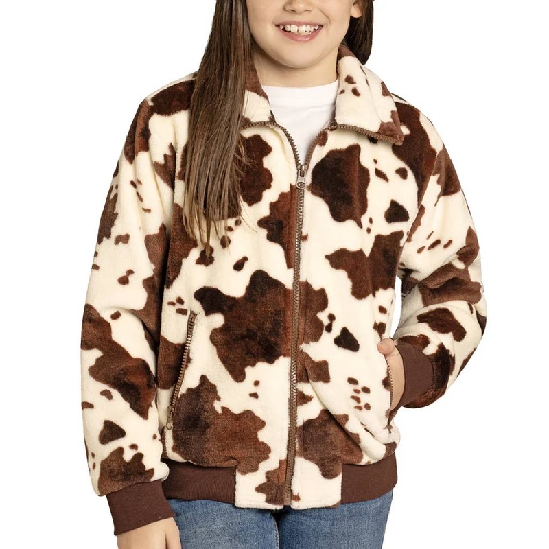 Rock & Roll Denim Girl’s Cowhide Printed Jacket