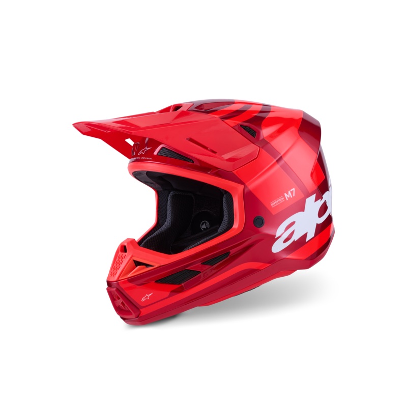 Sm7 Core Helmet Red Glossy Md