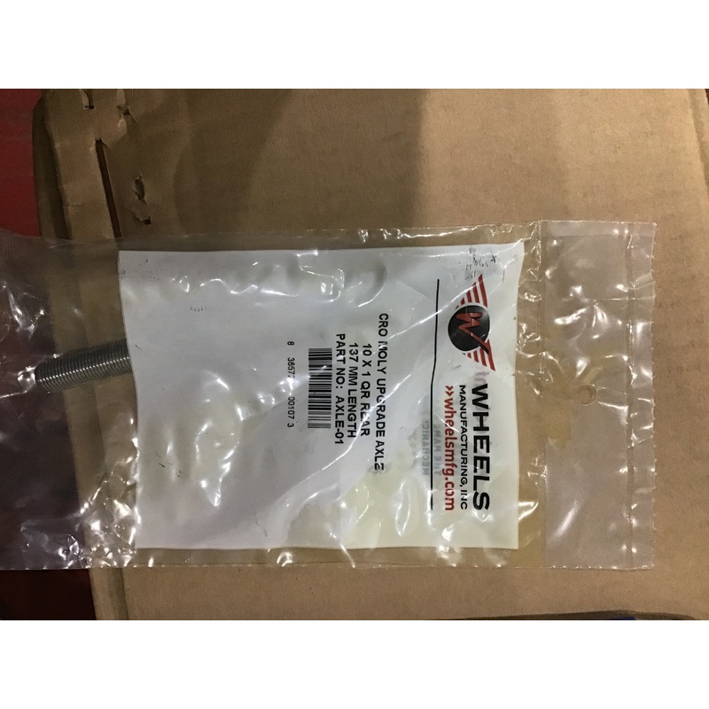 Whl-mfg shimano QR rear axle 10x1x137