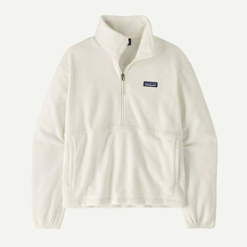 Women’s Micro D 1/2 Zip Fleece Pullover Birch White