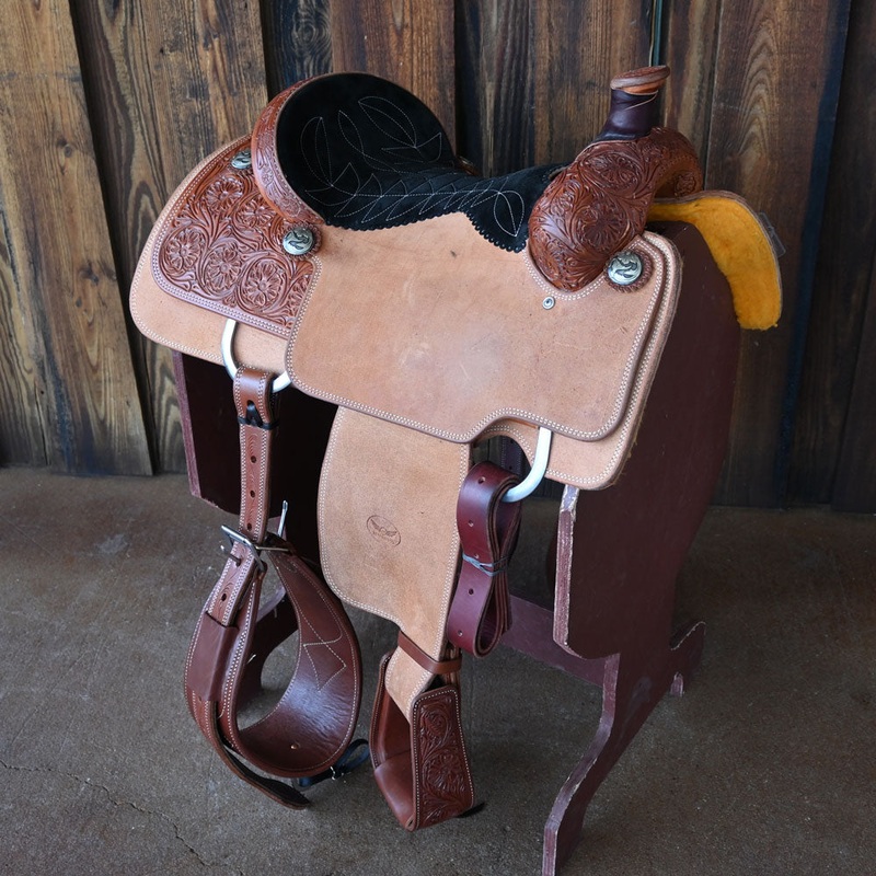 14.5″ CACTUS TREVOR BRAZILE CALF ROPING SADDLE