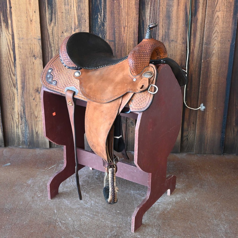 15″ USED DOUBLE J BARREL SADDLE