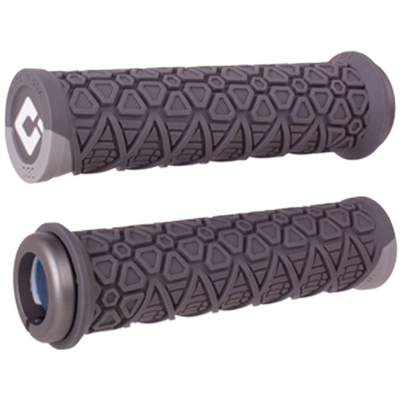 ODI Vanquish Grips – Graphite/Gray Lock-On