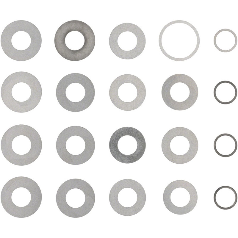 RockShox Rear Shock Tune Assembly – Rebound Tune Configurations, Super Deluxe Rebound Coil, B1