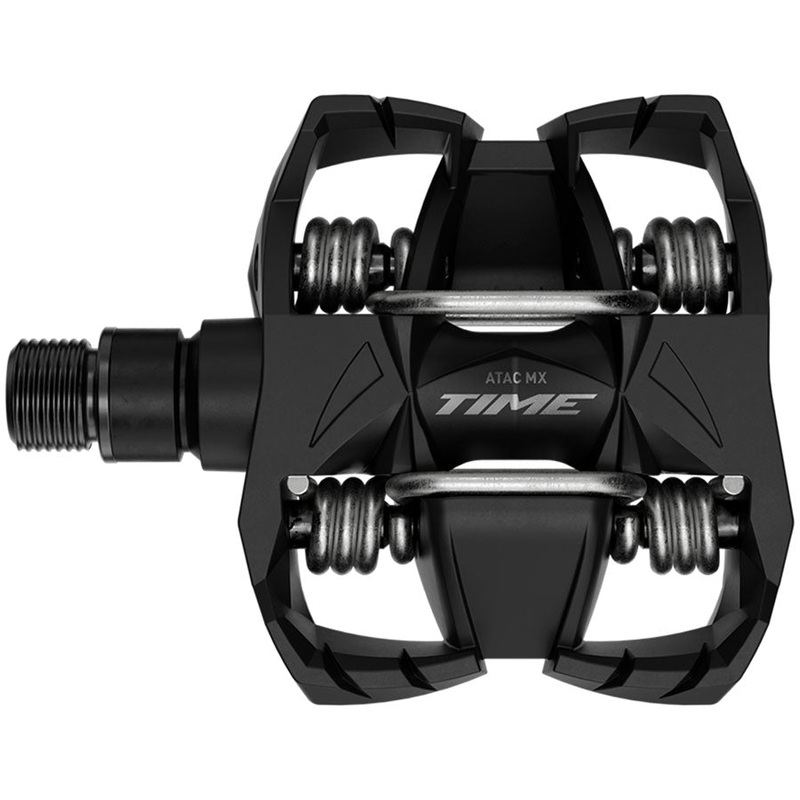 Time MX Pedals – Dual Sided Clipless with Platform Aluminum 9/16″ Black C1