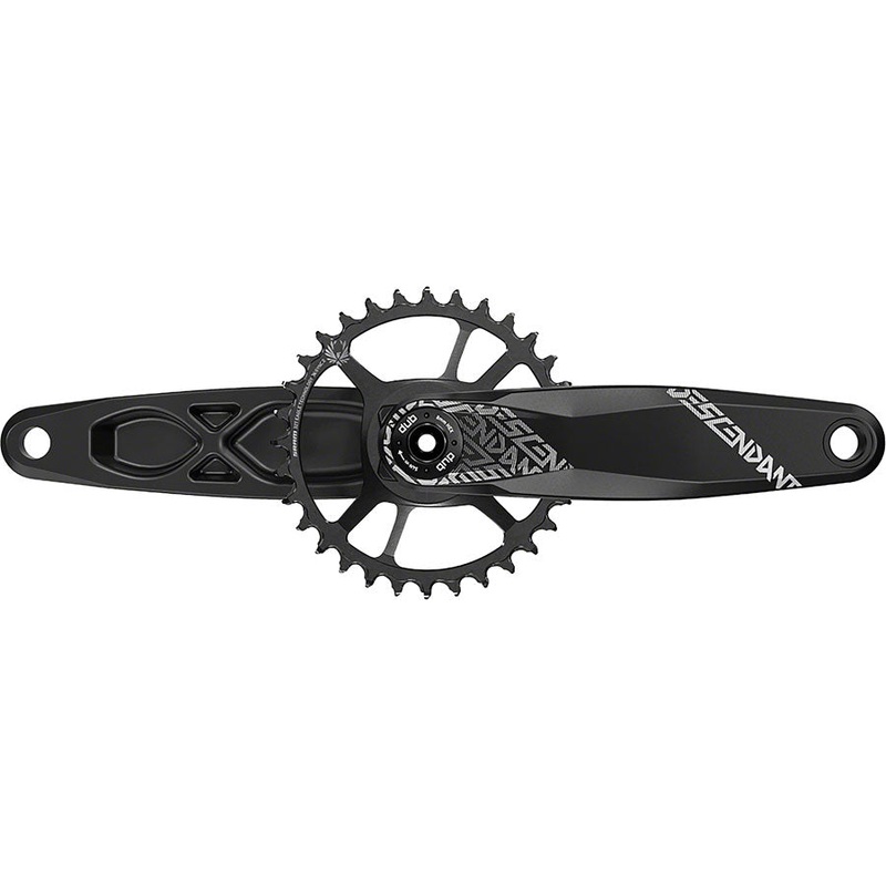 TruVativ Descendant 6K Aluminum Eagle Boost Crankset – 170mm, 12-Speed, 32t, Direct Mount, DUB Spindle Interface, Black