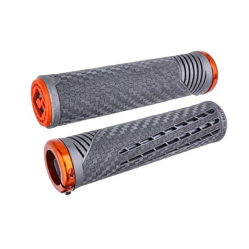 CF V2.1 Grips – Gray/Orange Lock-On