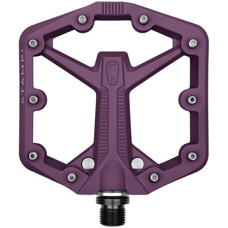 Crankbrothers Stamp 1 Gen 2 Pedals – Platform, Composite, 9/16″, Purple, Small