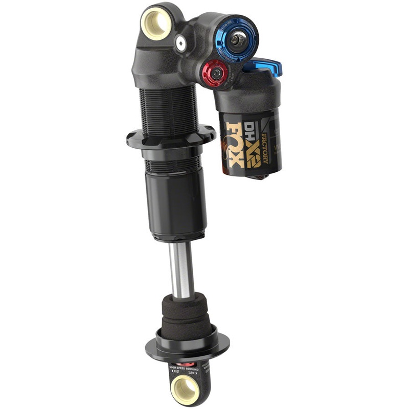 FOX DHX2 Factory Rear Shock – Metric, 210 x 50 mm, 2-Position Lever, Hard Chromoly Damper Shaft