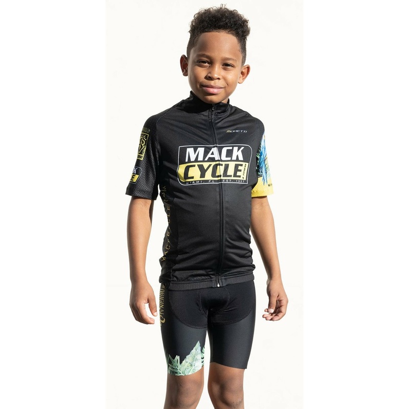 Mack Cycle Parrots – Kid’s Cycling Short Black
