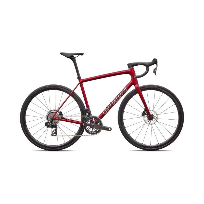2026 Specialized Aethos 2 Pro Road Bike – SRAM Force AXS Gloss Red Sky / Chrome