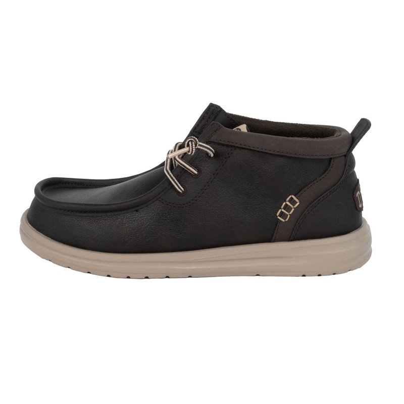 Hey Dude Wally Mid Grip Classic – Mole Brown