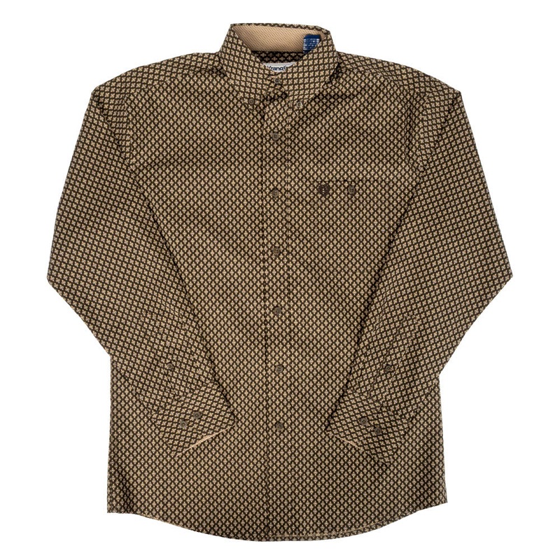 Wrangler Men’s George Strait Diamond Button Down Shirt