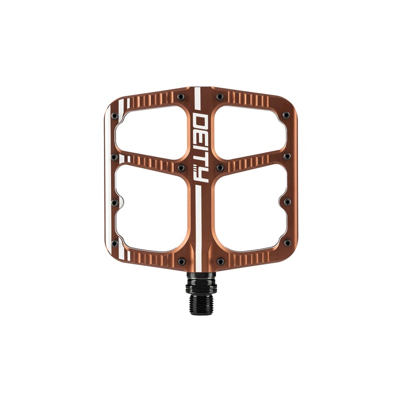 Deity Flat Trak Pedals – Standard – Bronze