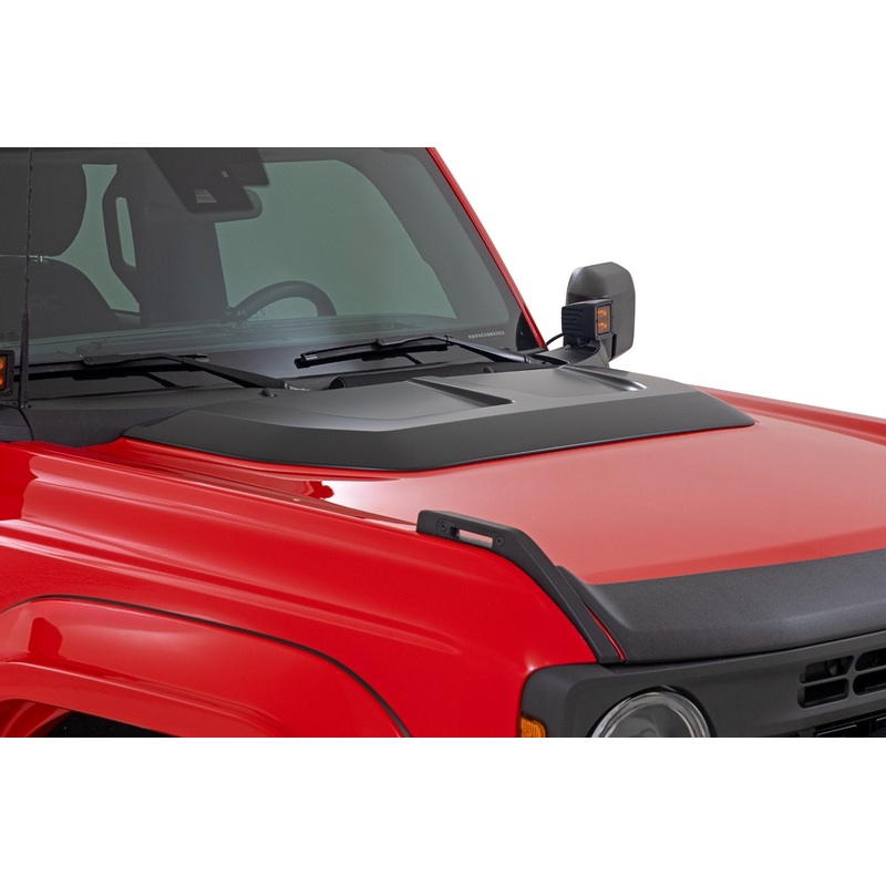 Rough Country | Hood Scoop | G4 Azure Gray | Ford Bronco 4WD (2021-2025) | HS30020-G4