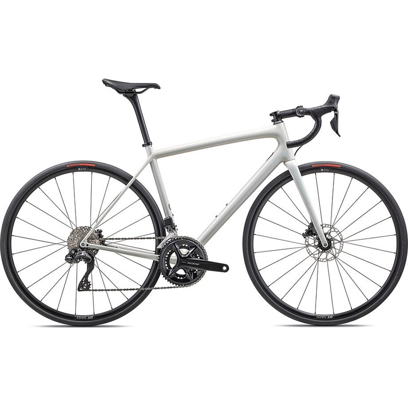 2023 Specialized Aethos Comp Bike Gloss 100% Red Ghost Pearl Over Dune White/Dune White 58