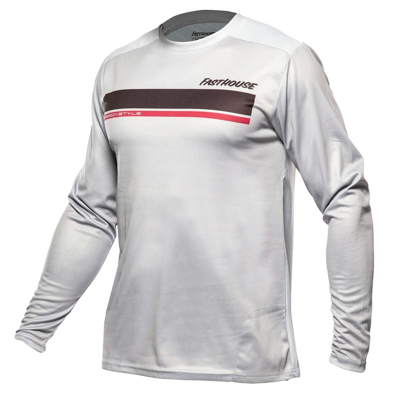 Fasthouse Impakt Cosmos Long Sleeve Jersey – XL – Light Grey