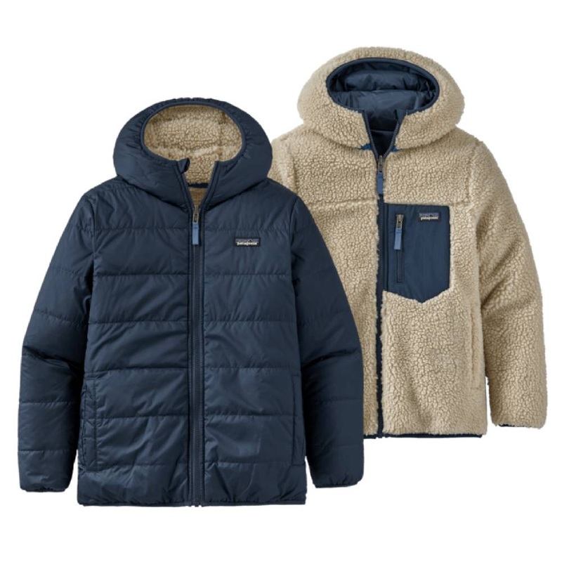 Patagonia Boy’s Reversible Ready Freddy Hoodie – New Navy