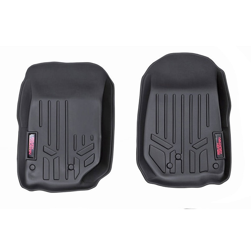 Rough Country | Floor Mats | Front | | Jeep Wrangler JK/Wrangler Unlimited 4WD (2014-2018) | M-6142