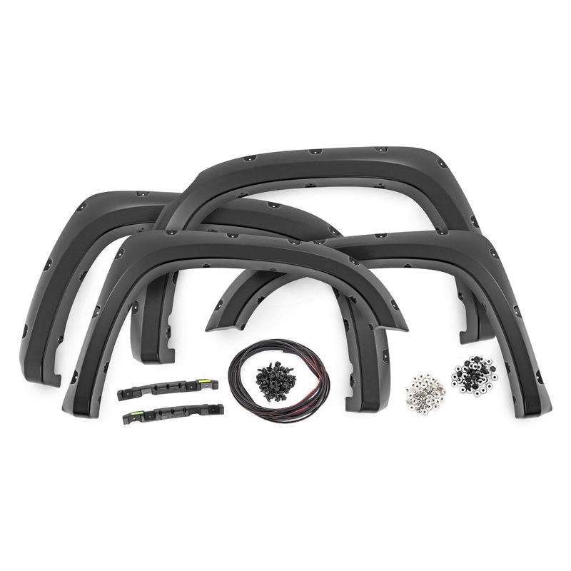 Rough Country | Pocket Fender Flares | 4V6 Quicksand | Toyota Tundra 2WD/4WD (2014-2021) | F-T11411A-4V6