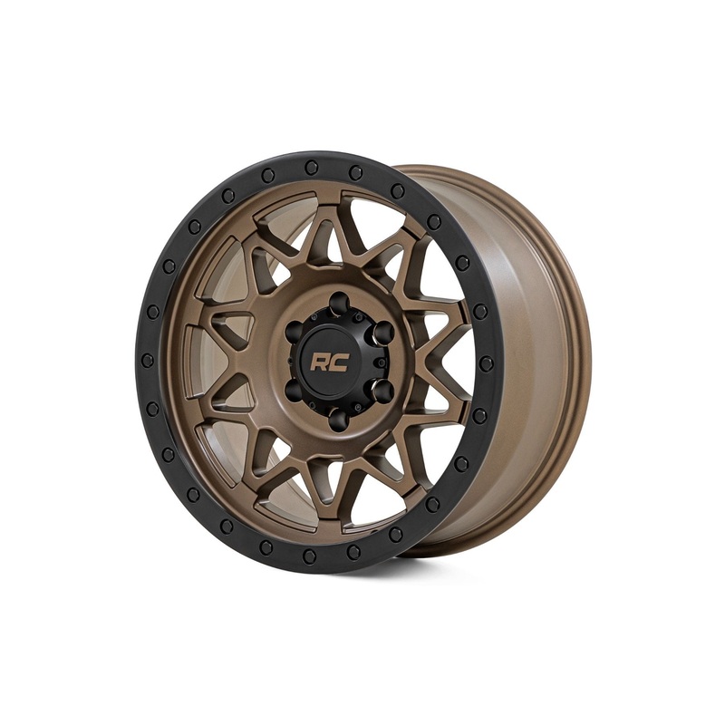 Rough Country | Rough Country 78 Series Wheel | Simulated Beadlock | Bronze/Black | 18×9 | 5×5.5 | -12mm | 78181214