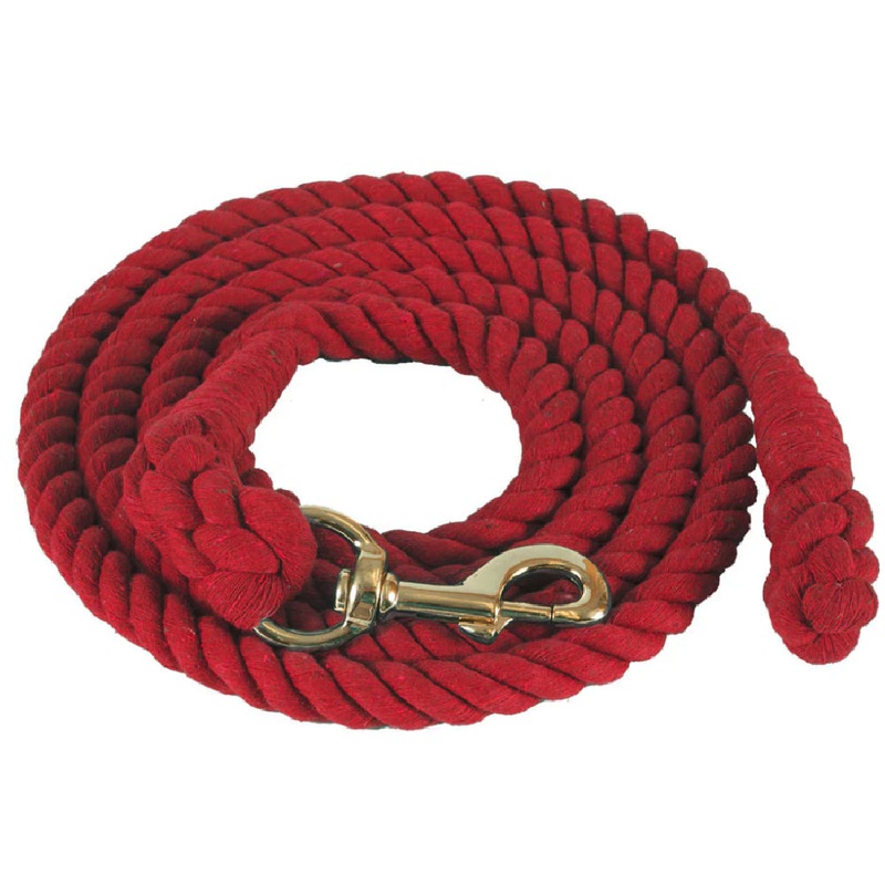 Cotton Lead Rope Red